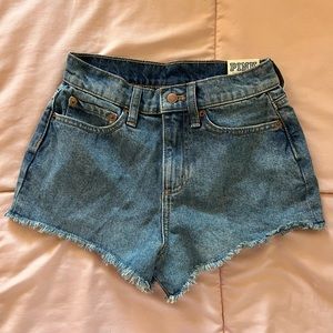 PINK denim shorts